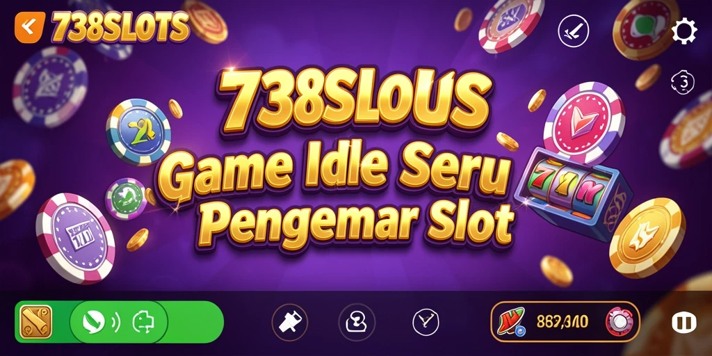 Tampilan gameplay 738SLOTS yang menarik dan penuh warna.