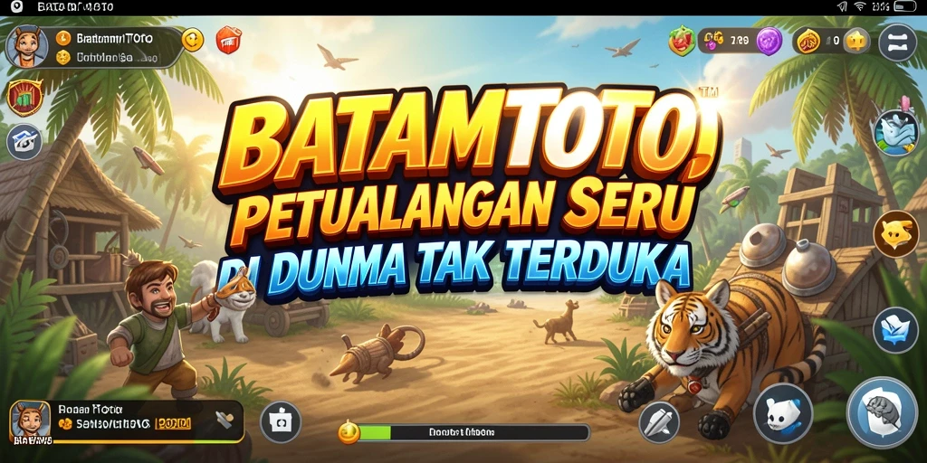 Tampilan gameplay menakjubkan dari BATAMTOTO yang penuh petualangan.