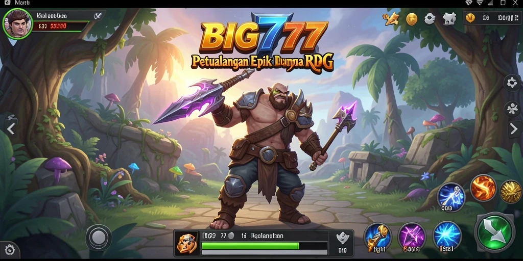 Tampilan gameplay RPG yang memukau dan penuh petualangan.