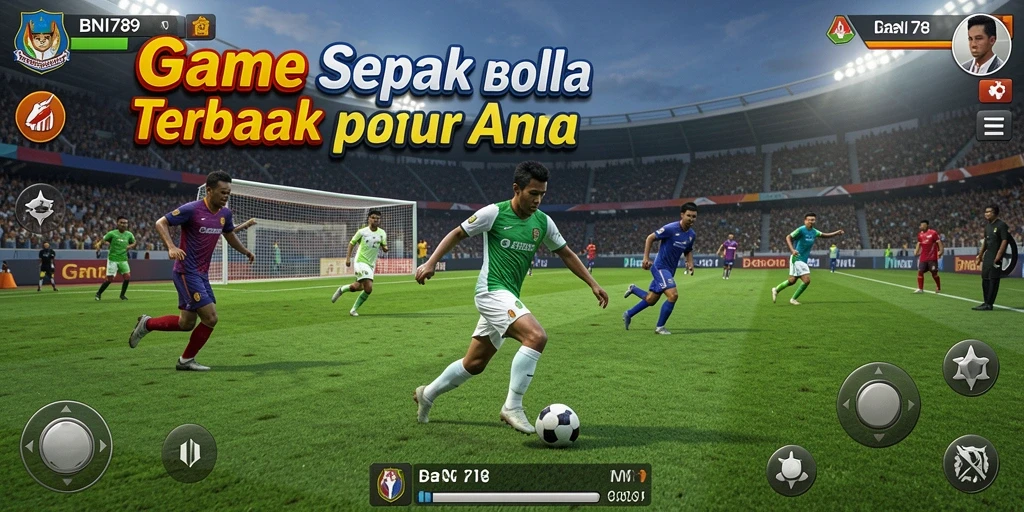 Tampilan gameplay <strong>BNI789</strong> yang menakjubkan saat pertandingan sepak bola.