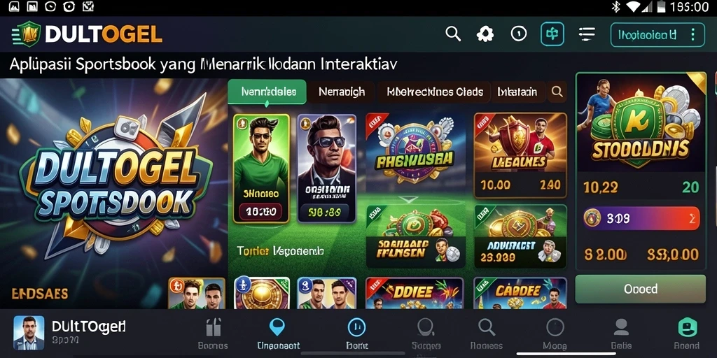 Tampilan screenshot yang menarik dari gameplay Sportsbook DULTOGEL.