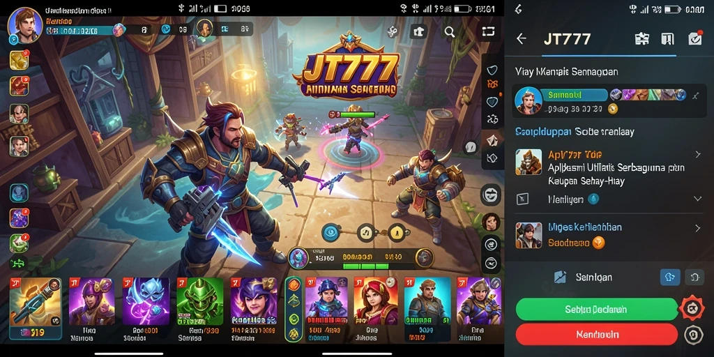 Screenshot JT777 menampilkan antarmuka aplikasi Utility yang ramah pengguna.