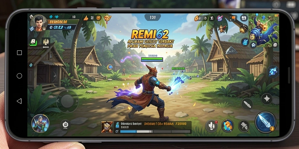 Tampilan antarmuka REMI62 yang sederhana dan efisien.