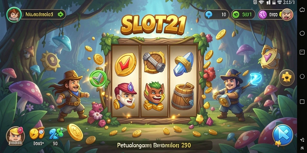 Screenshot menampilkan aksi seru dalam permainan ARPG SLOT21.