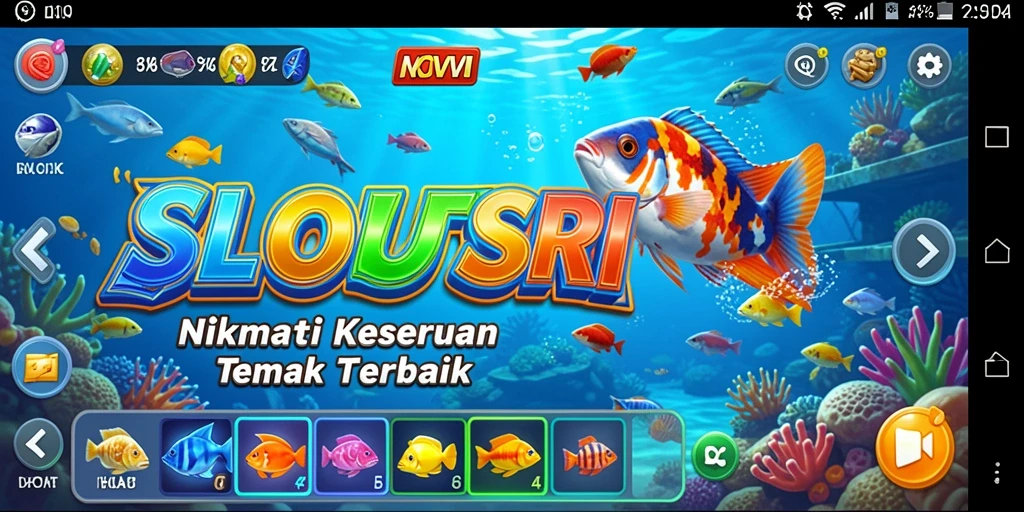 Tampilan dan gameplay menarik dari SLOTSRI Tembak Ikan.