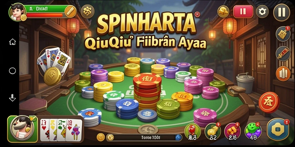 Tampilan gameplay seru dari SPINHARTA yang menarik.
